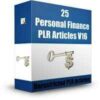 25 Personal Finance PLR Articles V16