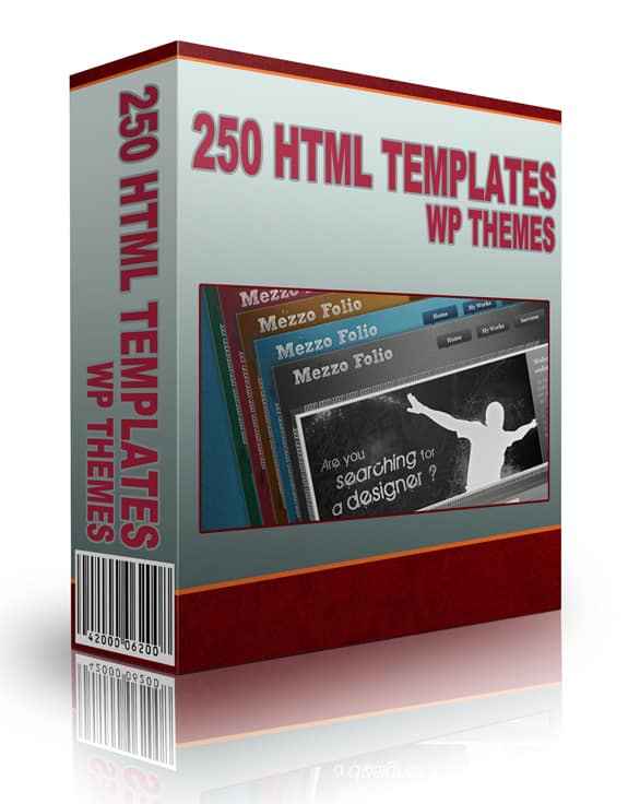 250 HTML Templates WP Themes and Graphics