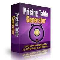 Pricing Table Generator Software