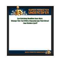 Super Marketer Undercover Template