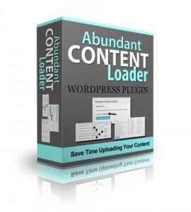 Abundant Content Loader Plugin