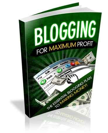 Blogging For Maximum Profit