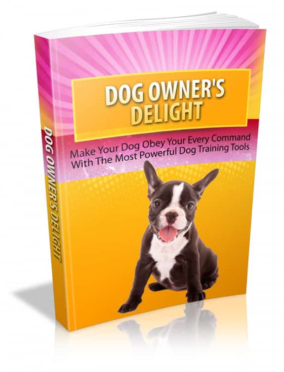 A dog may be a man’s best friend, but a dog can also drive you crazy. Dog owners will tell you that there’s nothing better than the unconditional love that only a dog can give. However some people who own dogs will confess that all too often the dog is in control, and that’s never good situation. Some people even live as if the dog were the one making all the decisions in the home! If you’re thinking about getting a dog, or are struggling with getting your dog to obey, then you need to read “Dog Owner’s Delight.” Here some of the lessons that you will learn: Why training is essential for a good relationship How to break those nasty habits Why a sense of belonging is crucial for your dog How proper training can save you time Understanding your dog’s makeup Why you must always be in the alpha role Learning how your dog thinks Teaching your dog to respect you Why exercise can improve behavior How to keep your dog entertained Making your dog kid-friendly Different ways to train your dog Why tone of voice matters Your dog’s nutritional needs Working with puppies And many more tips. Having a dog can be one of the best experiences in life, but not if you are unaware of how your dog thinks and what you can do to make the relationship better. Armed with the information in “Dog Owner’s Delight” you’ll be sure to have a better home life, and your dog will be happier too.