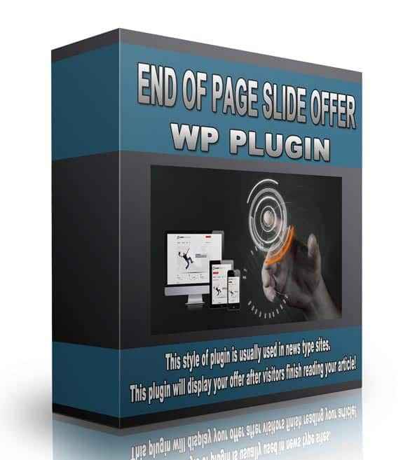 End Of Page Slide Offer WP Plugin