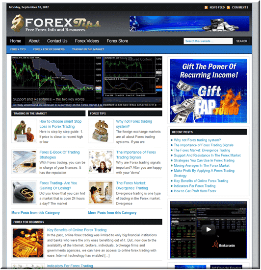 Forex PLR Blog