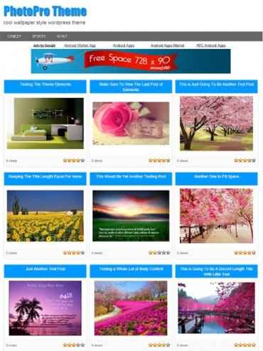 Photopro WordPress Theme