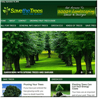 Save the Trees PLR Blog