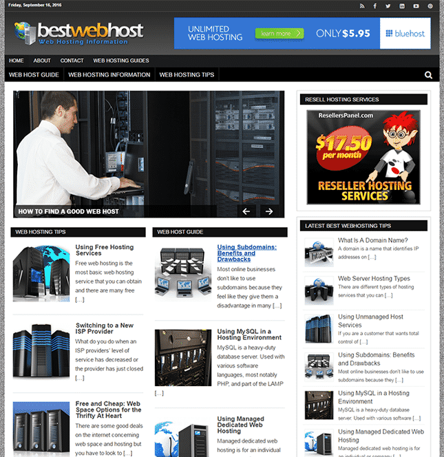web hosting tips plr blog